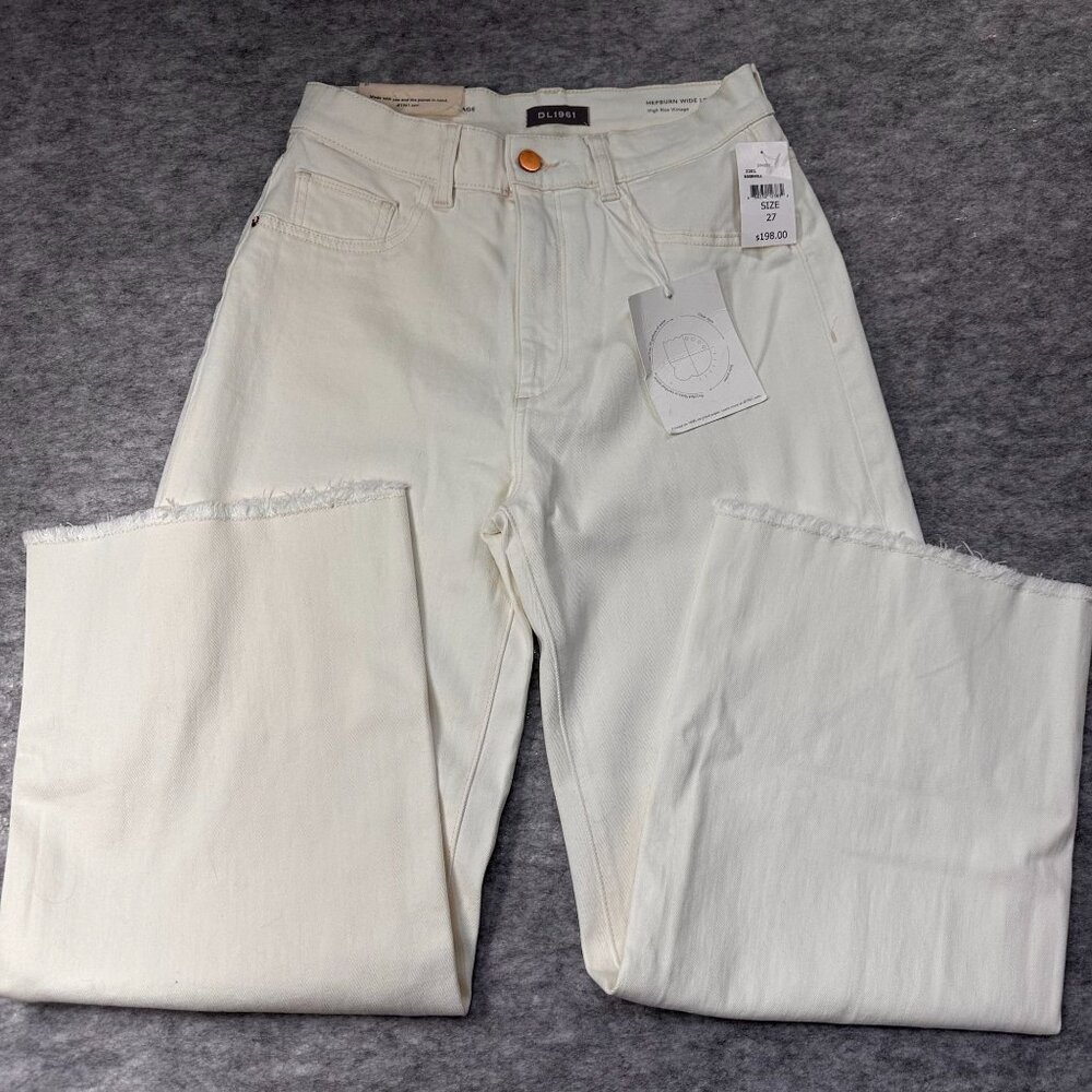 NEW WITHOUT TAGS Anthropologie DL1961 Women's Hepburn wide leg Jeans